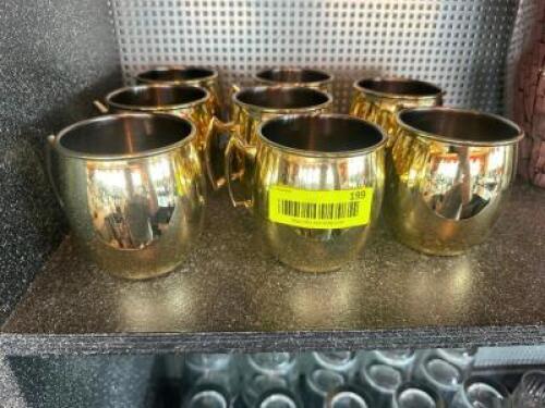 (8) COPPER MUGS