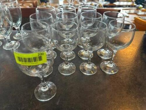 (12) WINE GLASSES