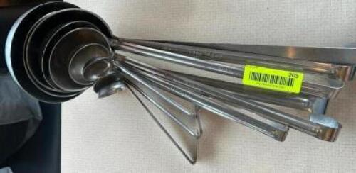 (8) ASSORTED STAINLESS LADLES