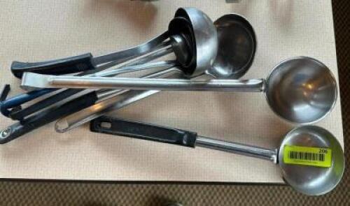 (7) ASSORTED STAINLESS LADLES