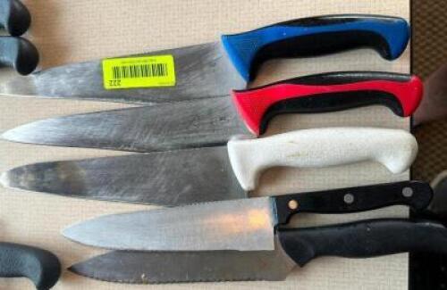 (5) KITCHEN KNIVES