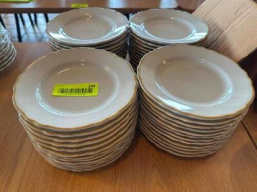 (48) 7" HOMER LAUGHLIN CHINA PLATES