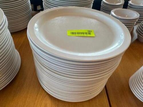 (20) 9 3/4" PLASTIC PLATES.