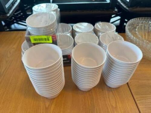 (1) LOT OF PLASTIC RAMEKINS