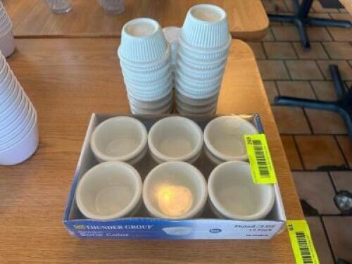 (1) LOT OF PLASTIC RAMEKINS
