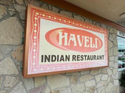 8' X 4' LIGHTED SIGN BOX.