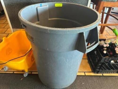 (2) 44 GALLON BRUTE TRASH CANS.