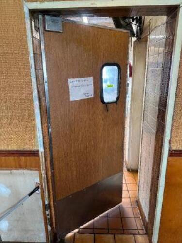 ELIASON SWINGING KITCHEN DOOR.