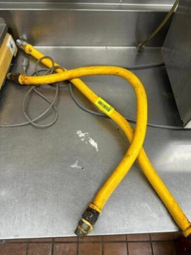 (2) 36" X 3/4" GAS LINES.