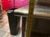 50" STAINLESS TABLE WITH WIRE UNDERSHELF ON CASTERS - 5