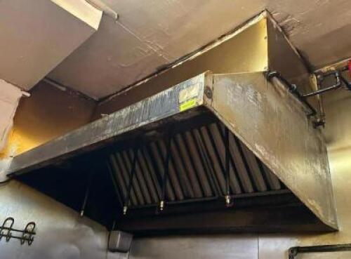 68" EXHAUST HOOD WITH FIRE SUPPRESSION SYSTEM
