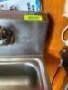 WALL MOUNT STAINLESS STEEL WASH SINK - 2