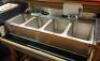 4-COMPARTMENT UNDERCOUNTER STAINLESS STEEL BAR SINK