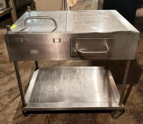 WARMING STATION ON CASTERS