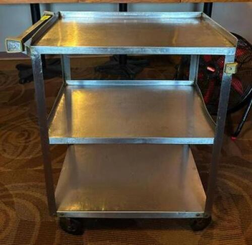 3-TIER STAINLESS STEEL CART
