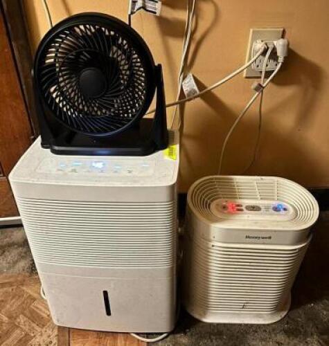 SMALL FAN, DEHUMIDIFIER, AND AIR PURIFIER