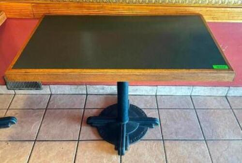 42" WOODEN DINING TABLE