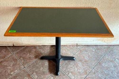 42" WOODEN DINING TABLE