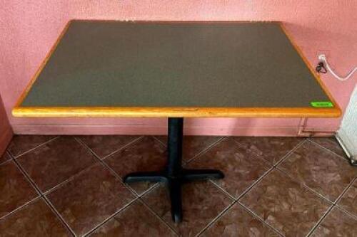 42" WOODEN DINING TABLE