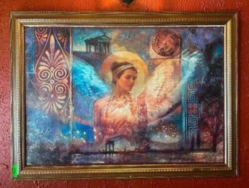 FRAMED GREEK PRINT
