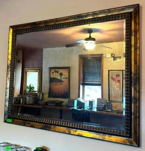 DECORATIVE FRAMED MIRROR