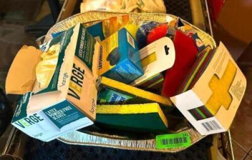 ASSORTED CLEANING SUPPLIES AS SHOWN