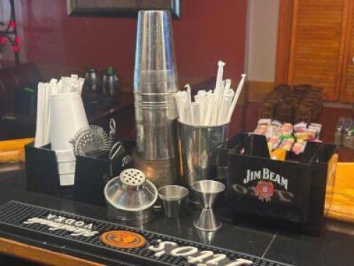 ASSORTED BAR TOP SUPPLIES