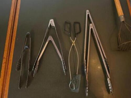 (7) - ASSORTED TONGS