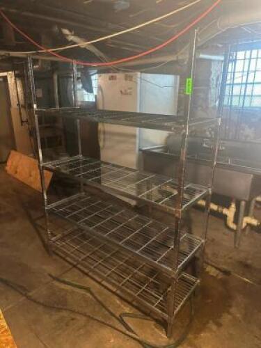 6 FT. WIRE SHELVING UNIT