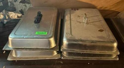 (4) CHAFING DISH LIDS