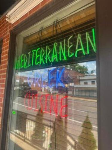 MEDITERRANEAN GREEK CUISINE SIGN