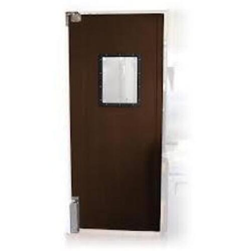 DESCRIPTION: (2) HEAVY DUTY INDUSTRIAL SWINGING DOOR WITH WINDOW BRAND/MODEL: PRODUCT NUMBER #C000236961 INFORMATION: BROWN SIZE: 30" X 84" RETAIL$: $