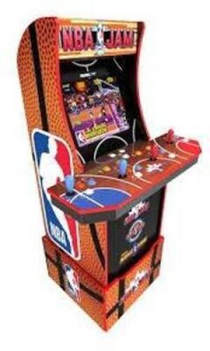 DESCRIPTION: (1) STAND UP ARCADE GAME BRAND/MODEL: ARCADE ONE INFORMATION: NBA JAM RETAIL$: $684.99 EA QTY: 1