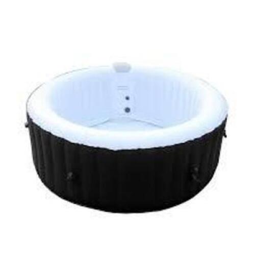 DESCRIPTION: (1) INFLATABLE HOT TUB BRAND/MODEL: NICE SPA INFORMATION: BLACK SIZE: 4 PERSON RETAIL$: $789.00 EA QTY: 1