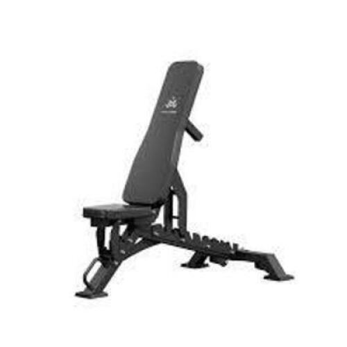 DESCRIPTION: (1) FOLDABLE AND ADJUSTABLE WEIGHT BENCH BRAND/MODEL: MAJOR FITNESS #PLT01 INFORMATION: BLACK RETAIL$: $259.99 EA QTY: 1