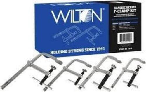 DESCRIPTION: (1) CLASSIC SERIES F-CLAMP KIT BRAND/MODEL: WILTON #11116 RETAIL$: $151.57 EA QTY: 1