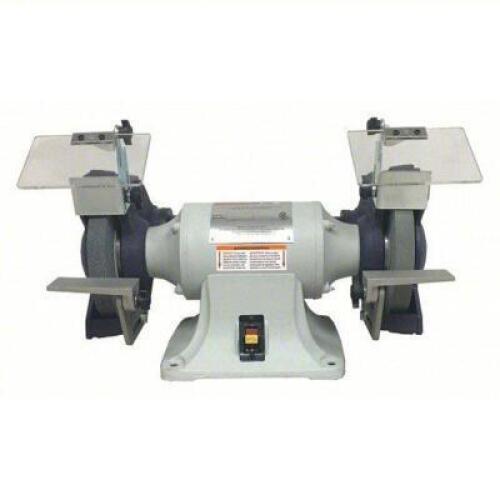 DESCRIPTION: (1) BENCH GRINDER BRAND/MODEL: DAYTON/2LKR9 INFORMATION: GRINDING WHEEL GRIT: 36-60/SINGLE SPEED SIZE: 15"H X 12"L X 20"W RETAIL$: $299.5