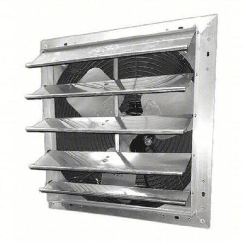 DESCRIPTION: (1) SHUTTER MOUNT EXHAUST FAN BRAND/MODEL: DAYTON #484X46 INFORMATION: VARIABLE SPEED, 1/4 HP, TOTALLY ENCLOSED AIR OVER, 4,163 CFM SIZE:
