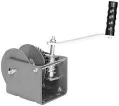 DESCRIPTION: (2) WORM GEAR WINCH BRAND/MODEL: DUTTON-LAINSON #WG2000 INFORMATION: REGULAR DRUM, HANDLE DRIVE SIZE: 2000 LB CAPACITY RETAIL$: $112.99 E