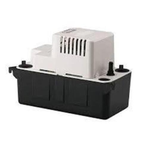 DESCRIPTION: (1) CONDENSATE PUMP BRAND/MODEL: LITTLE GIANT #VCMA-20 INFORMATION: SAFETY SWITCH INCLUDED, 115 V, 60 HZ, 1.5 AMP SIZE: 6 FT CORD RETAIL$