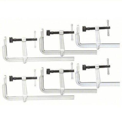DESCRIPTION: (1) BAR CLAMP SET BRAND/MODEL: BESSEY #44ZL53 INFORMATION: HEAVY DUTY, SLIDING T HANDLE, 2660 LB CLAMPING FORCE SIZE: 16" JAW OPENING RET