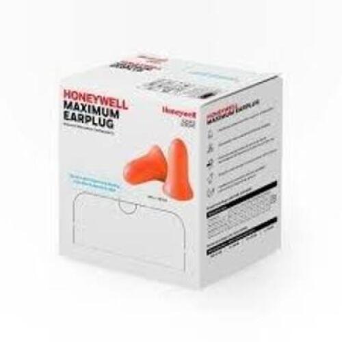 DESCRIPTION: (4) BOXES OF (500) DISPOSABLE FOAM EAR PLUGS BRAND/MODEL: HONEYWELL #MXM-1-D INFORMATION: ORANGE, UNCORDED RETAIL$: $41.00 EA QTY: 4