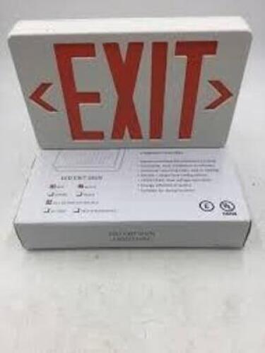 DESCRIPTION: (1) EMERGENCY EXIT SIGN BRAND/MODEL: LITHONIA LIGHTING INFORMATION: LED RETAIL$: $58.00 EA QTY: 1