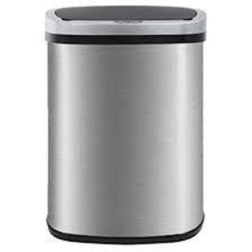 DESCRIPTION: (1) TOUCHLESS INDOOR KITCHEN TRASH CAN BRAND/MODEL: ITOUCHLESS #TC-1350R-SS INFORMATION: STAINLESS STEEL SIZE: 13 GALLON RETAIL$: $28.09
