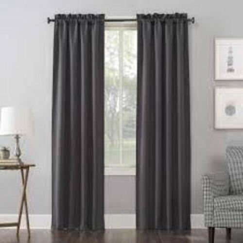 DESCRIPTION: (3) BLACKOUT CURTAINS BRAND/MODEL: SUN ZERO INFORMATION: GRAY SIZE: 80" W X 108" L RETAIL$: $60.00 EA QTY: 3