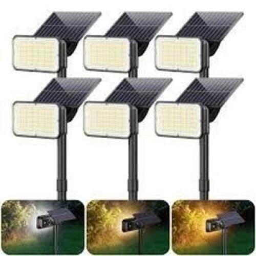 DESCRIPTION: (1) SET OF OUTDOOR SOLAR PANEL LIGHTS BRAND/MODEL: DAYBETTER INFORMATION: IMAGES ARE FOR ILLUSTRATION PURPOSES ONLY AND MAY NOT BE AN EXA