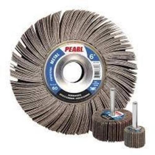 DESCRIPTION: (2) BOXES OF (10) PREMIUM FLAP WHEEL BRAND/MODEL: GLOBAL ABRASIVE PRODUCTS #FW-1045 INFORMATION: 60 GRIT, ALUMINUM OXIDE SIZE: 2-1/2" X 1