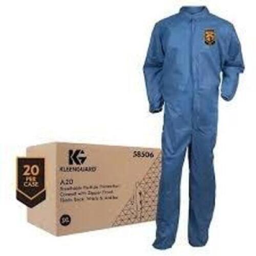 DESCRIPTION: (20) COVERALLS BRAND/MODEL: KLEENGUARD #45096 INFORMATION: DENIM BLUE SIZE: 3XL RETAIL$: $47.00 TOTAL QTY: 20