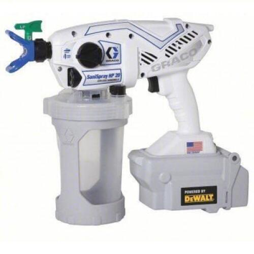 DESCRIPTION: (1) CORDLESS HANDHELD SPRAYER BRAND/MODEL: GRACO #56LL64 SIZE: 5/16 GAL TANK CAPACITY RETAIL$: $1866.33 EA QTY: 1