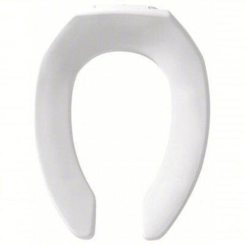 DESCRIPTION: (3) OPEN, COVER NOT INCLUDED, TOILET SEAT BRAND/MODEL: BEMIS #46W155 INFORMATION: WHITE, OPEN, LID NOT INCLUDED, PLASTIC, STAINLESS STEEL